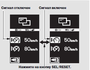   1   2,     SEL/RESET (/)